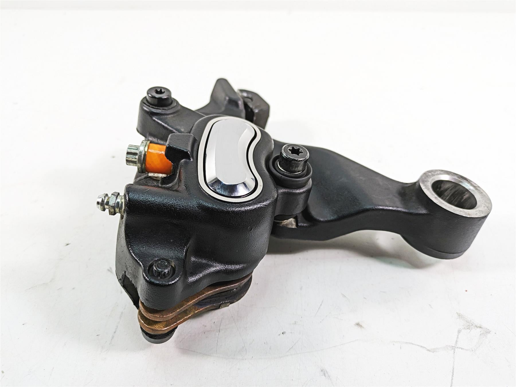 2009 Harley Dyna FXDFSE CVO Fat Bob Rear Brake Caliper + Bracket 25mm 40908-08 {{ shop.shopifyCountryName }} - Mototech271