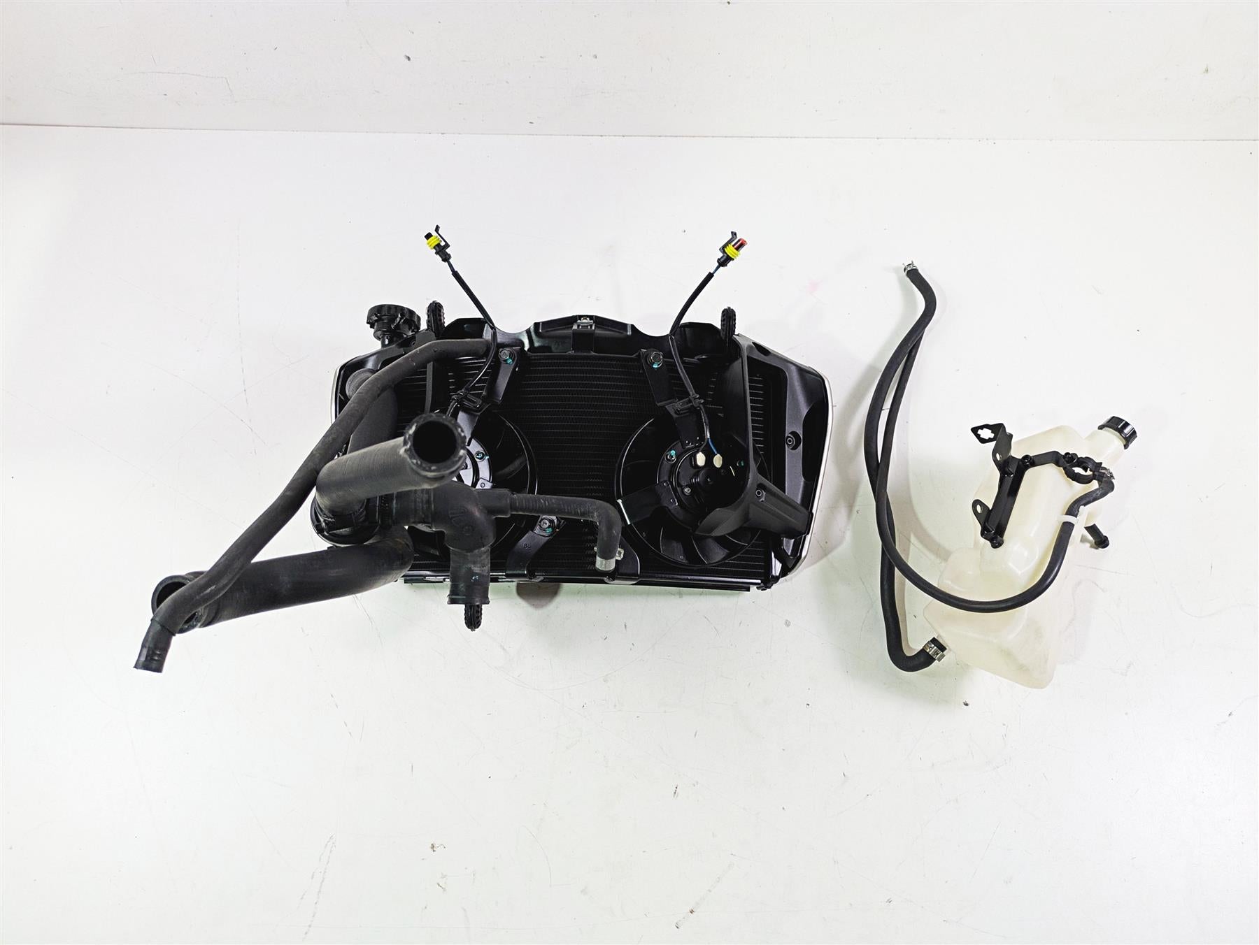 2016 Ducati Monster 1200 S Radiator Fan Hoses Reservoir & Covers 54841025A {{ shop.shopifyCountryName }} - Mototech271