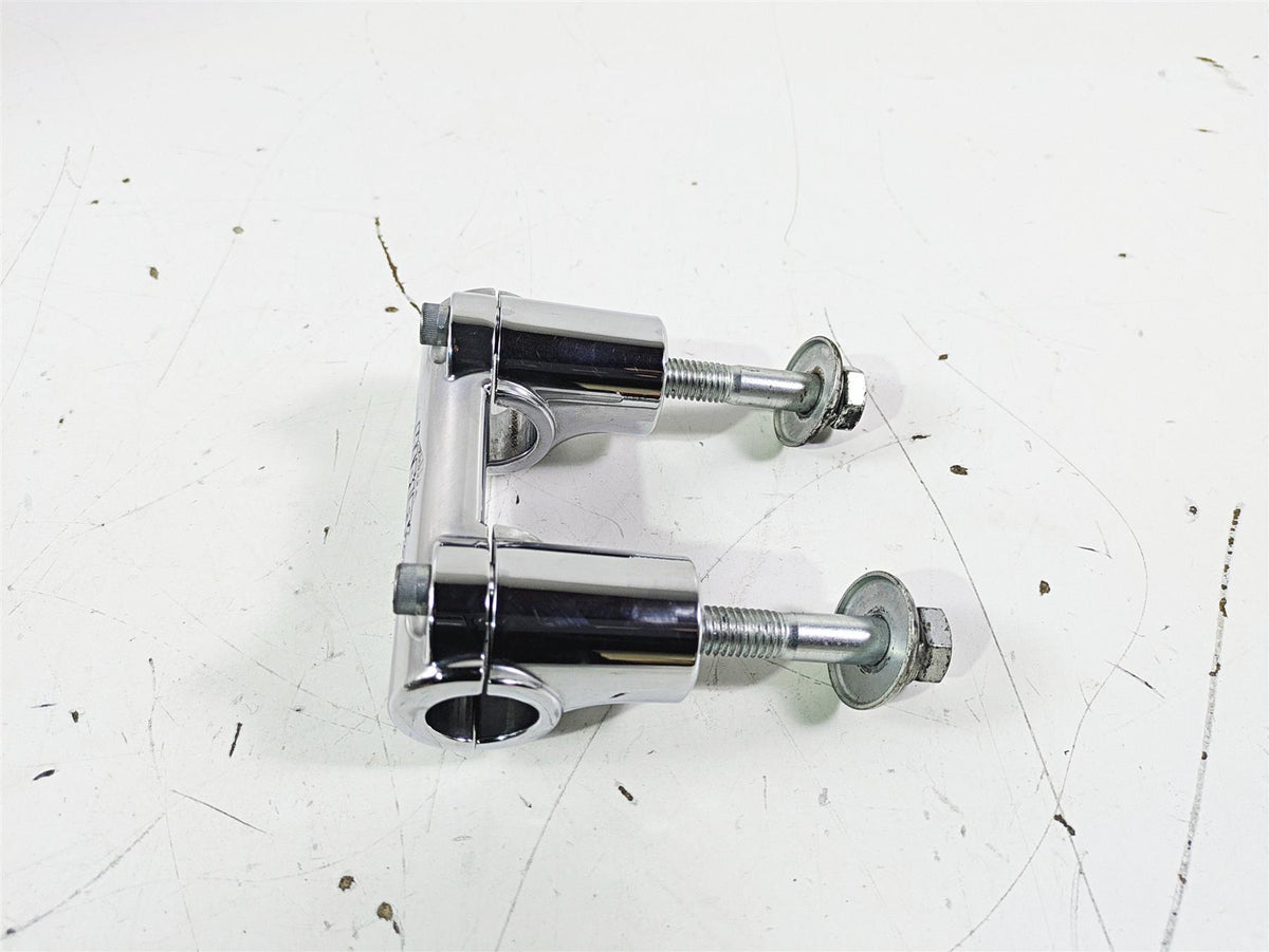 2016 Harley FLSTC Softail Heritage Handlebar Chrome Riser Set 55984-07 {{ shop.shopifyCountryName }} - Mototech271