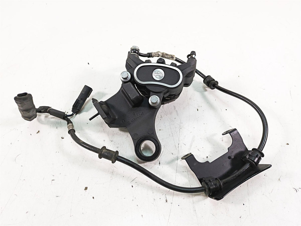 2017 Harley XL883 N Sportster Iron Rear Brake Caliper + Bracket 41300039 {{ shop.shopifyCountryName }} - Mototech271