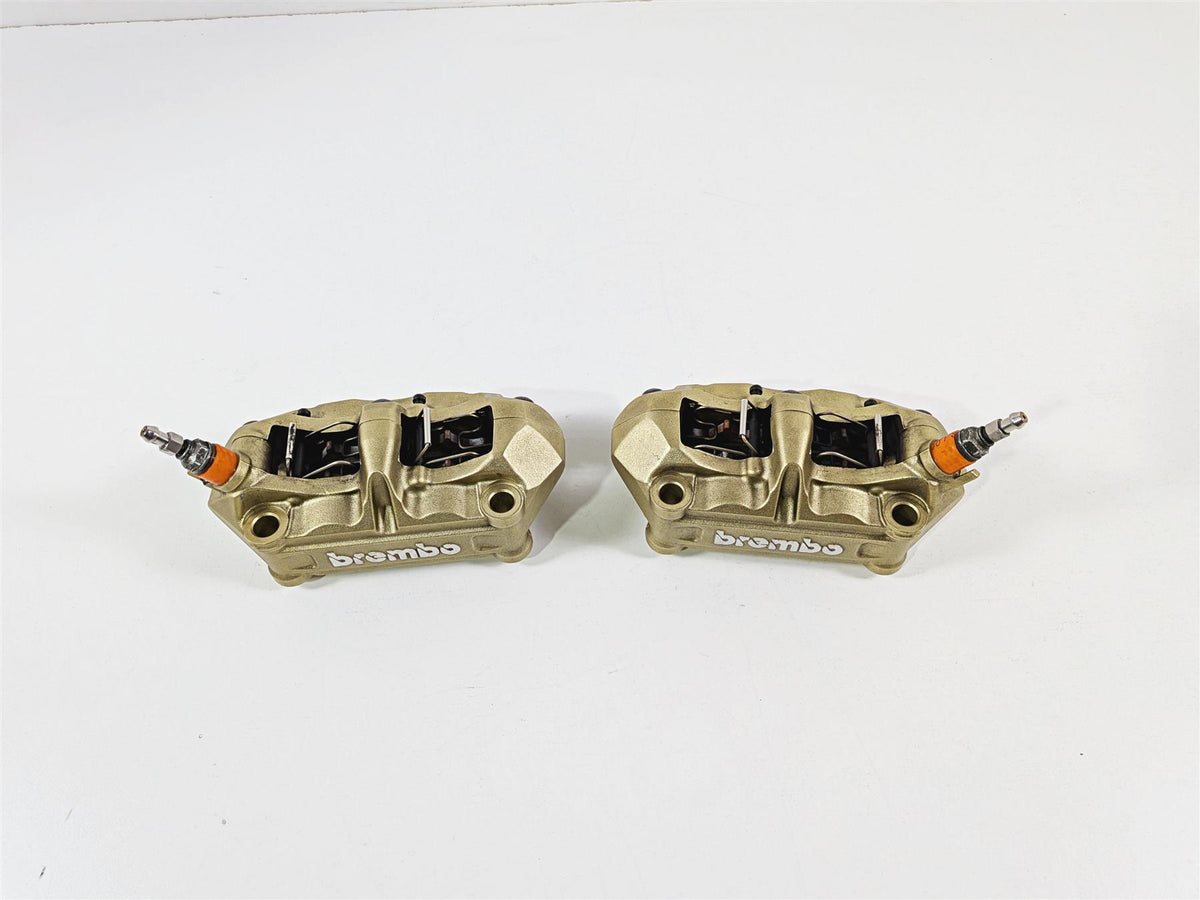 2017 BMW S1000RR K46 Golden Brembo Front Brake Caliper Set 100mm 34117714784 {{ shop.shopifyCountryName }} - Mototech271
