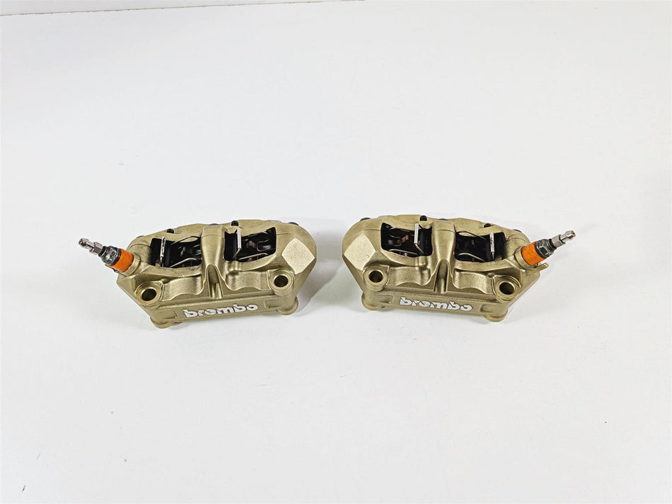 2017 BMW S1000RR K46 Golden Brembo Front Brake Caliper Set 100mm 34117714784 {{ shop.shopifyCountryName }} - Mototech271