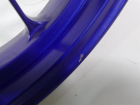 2004 Aprilia RSV1000 R Mille Straight Blue Front Wheel Rim 17x3.5 AP8108675 {{ shop.shopifyCountryName }} - Mototech271