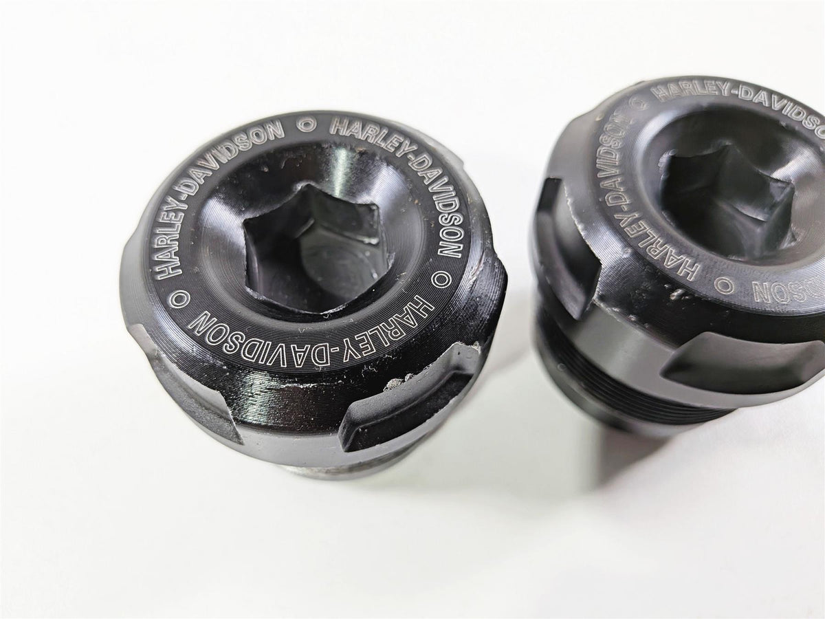2024 Harley Softail FXLRST Low Rider Fork Tube Top Caps Nut Bolts Set 45500395 {{ shop.shopifyCountryName }} - Mototech271