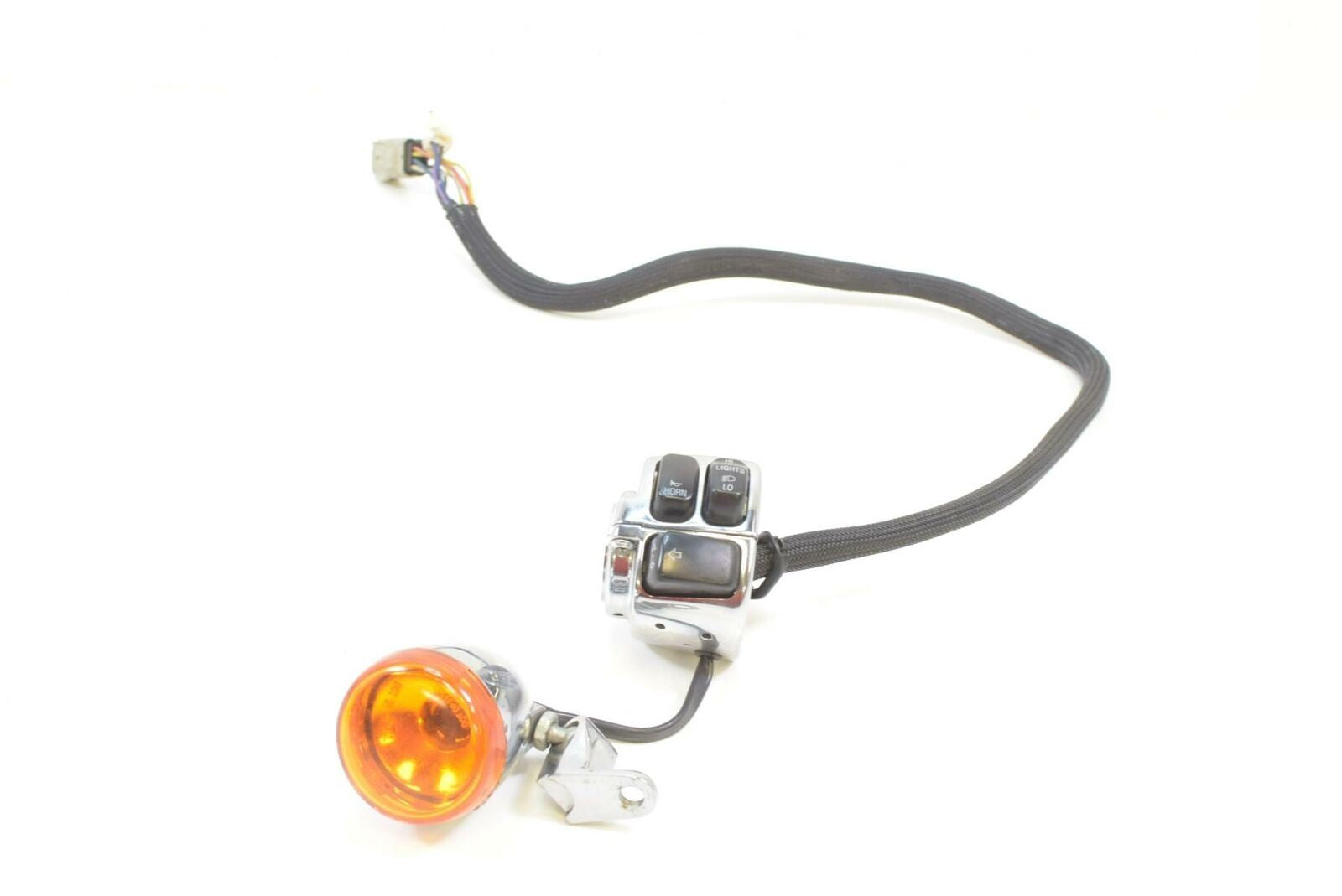 2009 Harley FXDFSE CVO Dyna Fat Bob Left Control Switch Light & Blinker 71682-06 {{ shop.shopifyCountryName }} - Mototech271