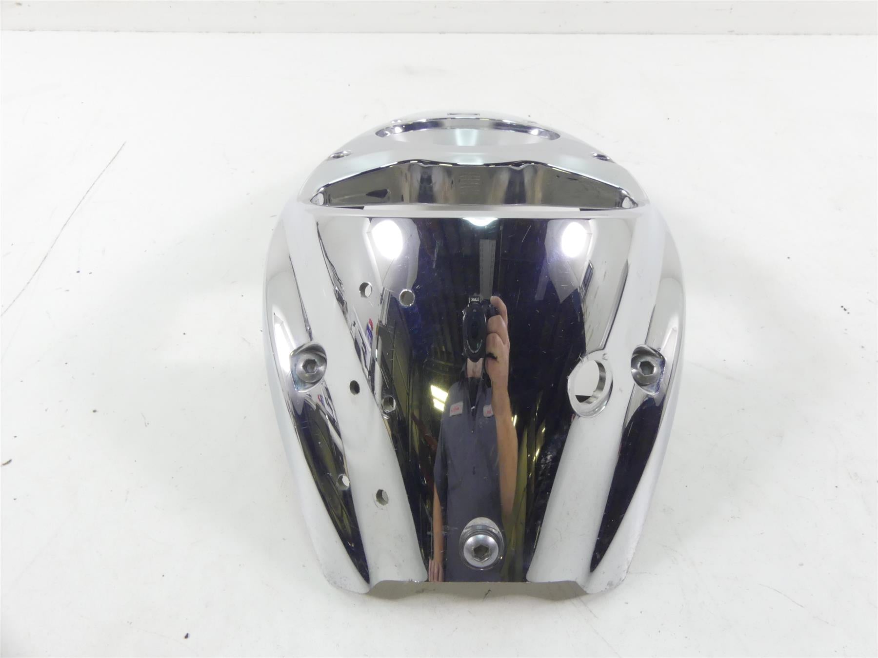 2003 Honda VTX1800R Fuel Gas Petrol Chrome Tank Dash Cover Fairing 17621-MCV-000 {{ shop.shopifyCountryName }} - Mototech271