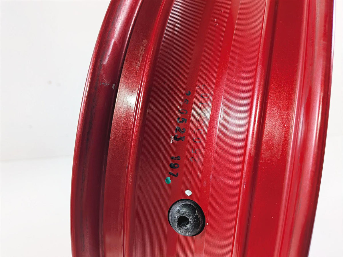2024 Suzuki GSXR600 Straight Front Wheel Rim Red 17x3.5 54111-14J00 {{ shop.shopifyCountryName }} - Mototech271