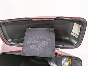 2012 Harley FLD Dyna Switchback Left Saddlebag  Saddle Bag Red 90200019BDK | Mototech271