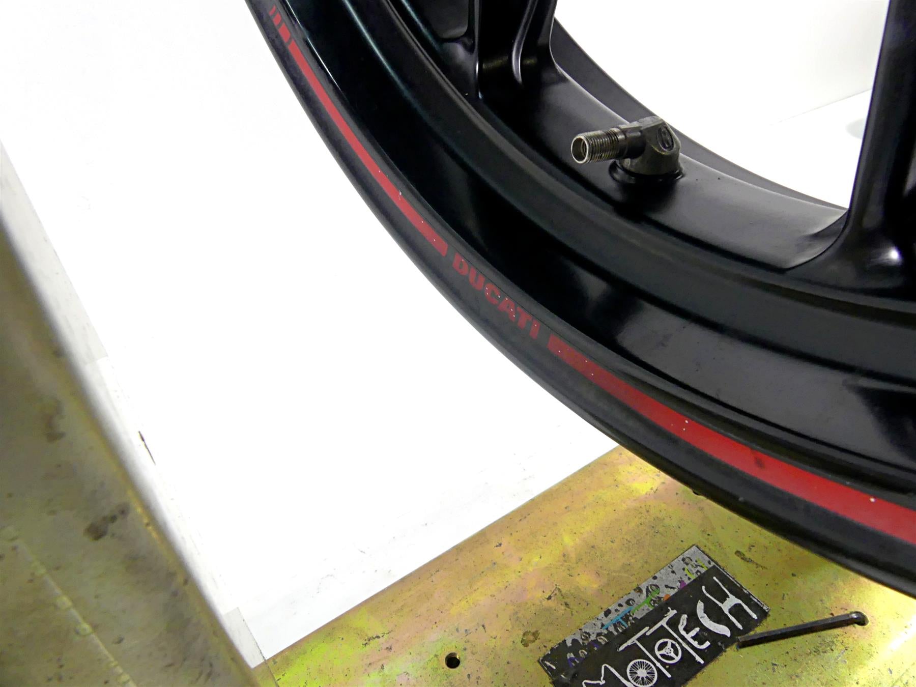 2012 Ducati Monster 1100 EVO Straight Front Wheel Rim 17x3.5 50121271AT {{ shop.shopifyCountryName }} - Mototech271