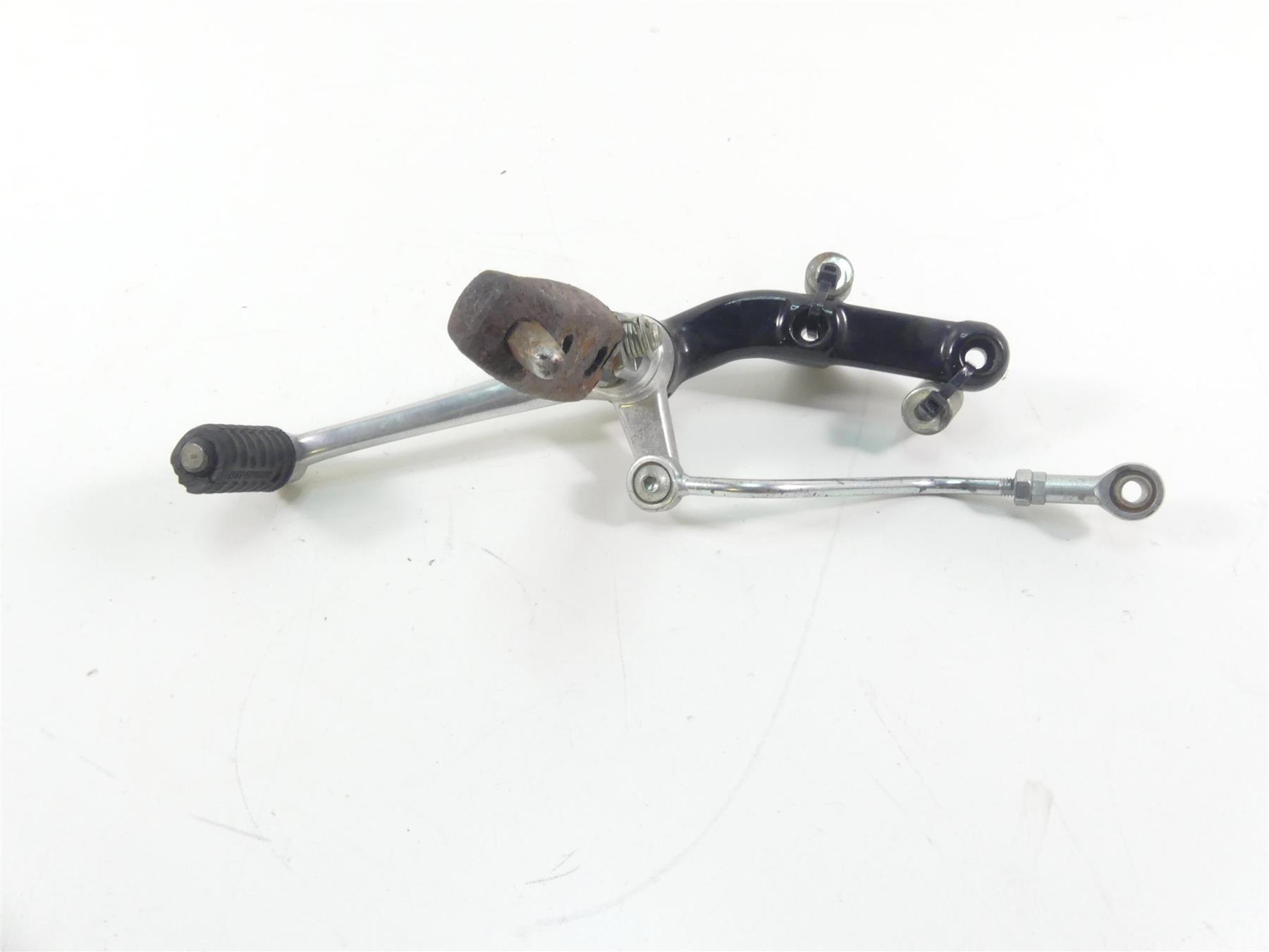 2006 Harley VRSCD Night Rod Left Front Footpeg + Shift Lever & Links 51091-06BK | Mototech271