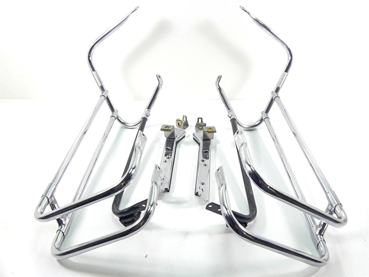 2003 Harley Touring FLHTCI E-Glide 100TH Saddlebag Guard Set 49188-97 49172-97 {{ shop.shopifyCountryName }} - Mototech271