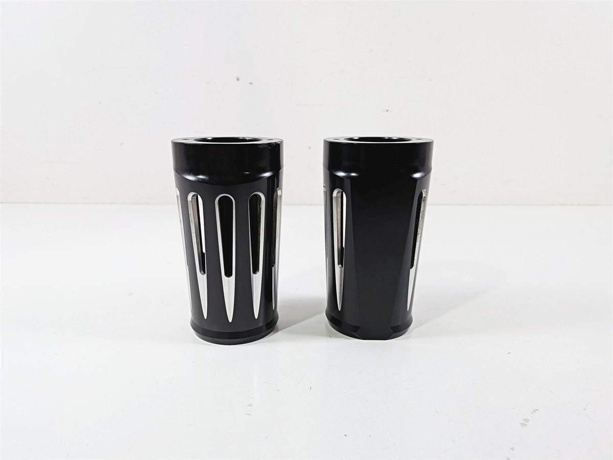1993 Harley Touring FLHTCU Electra Glide Deep Cut Aluminum Fork Covers Aftermarket {{ shop.shopifyCountryName }} - Mototech271