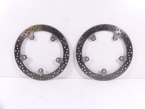 2016 BMW R1200RS K54 Front Brake Disc Rotor Set 34118526575 | Mototech271