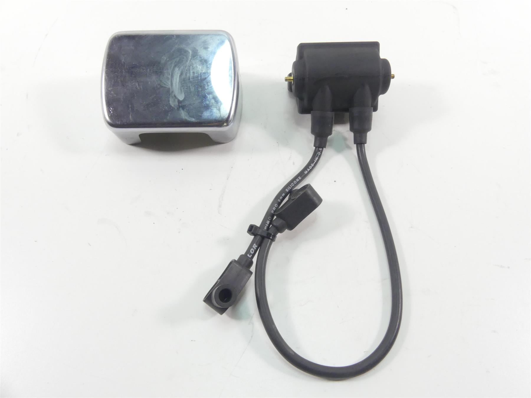 1999 Harley FXSTS Softail Springer Ignition Coil Wires + Chrome Cover 31614-83A {{ shop.shopifyCountryName }} - Mototech271