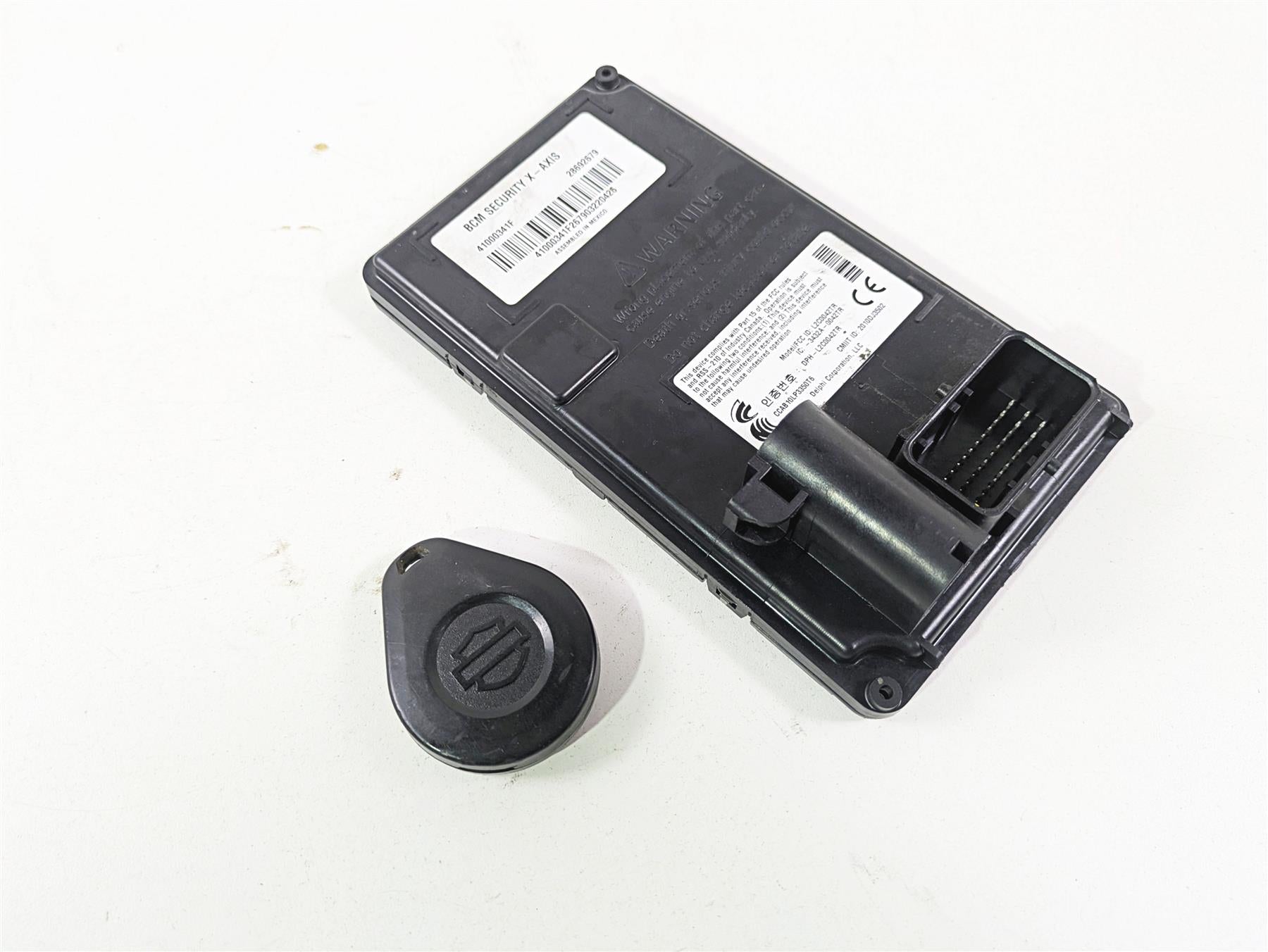 2021 Harley Touring FLTRX Road Glide Bcm Security X-Axis Module + Fob 41000341F {{ shop.shopifyCountryName }} - Mototech271