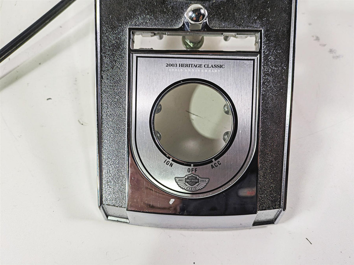2003 Harley FLSTC Softail Heritage 100th Fuel Tank Panel Cover 71273-00A {{ shop.shopifyCountryName }} - Mototech271