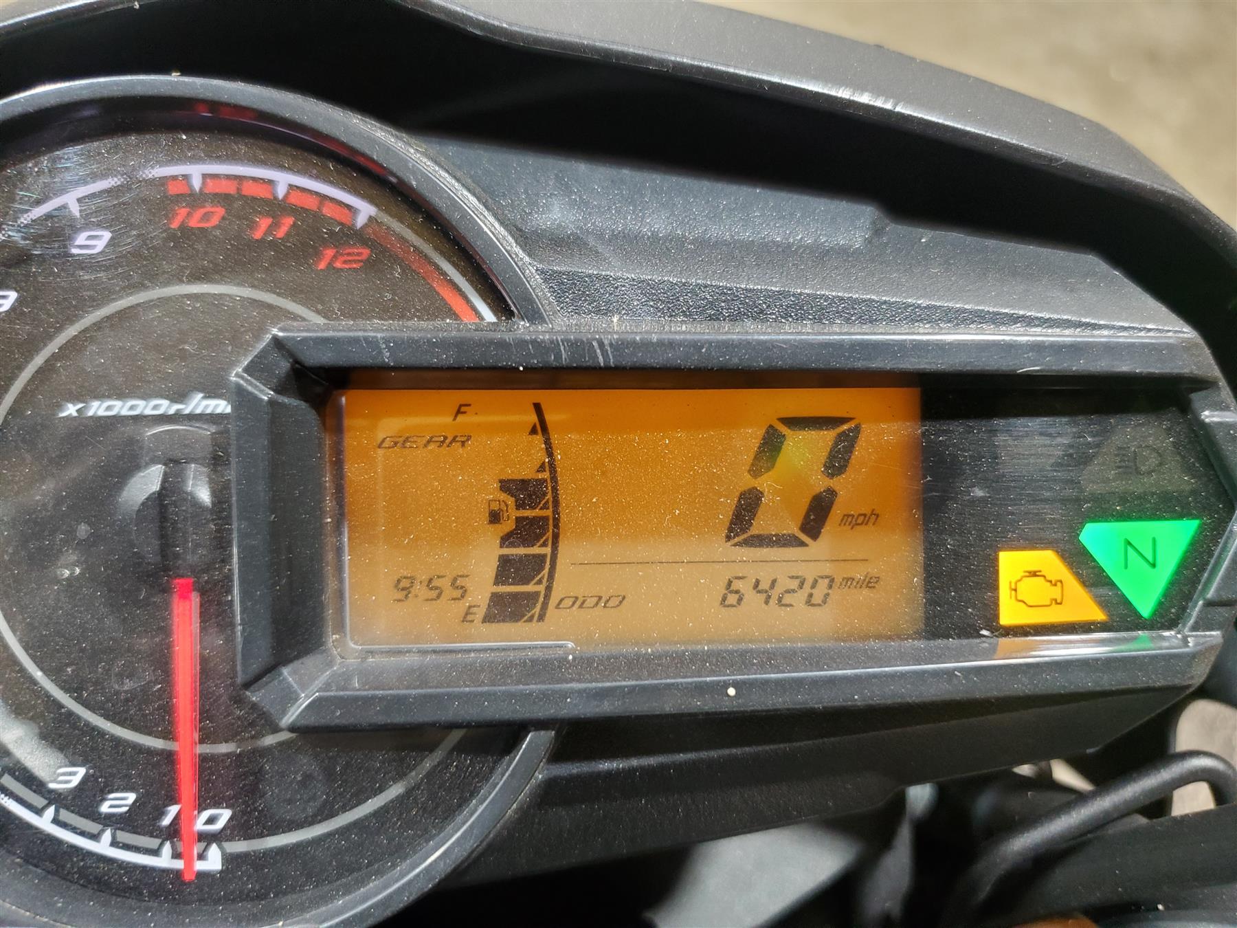 2021 Kawasaki Z125 Pro Speedometer Gauges Instrument 6K 25031-0650