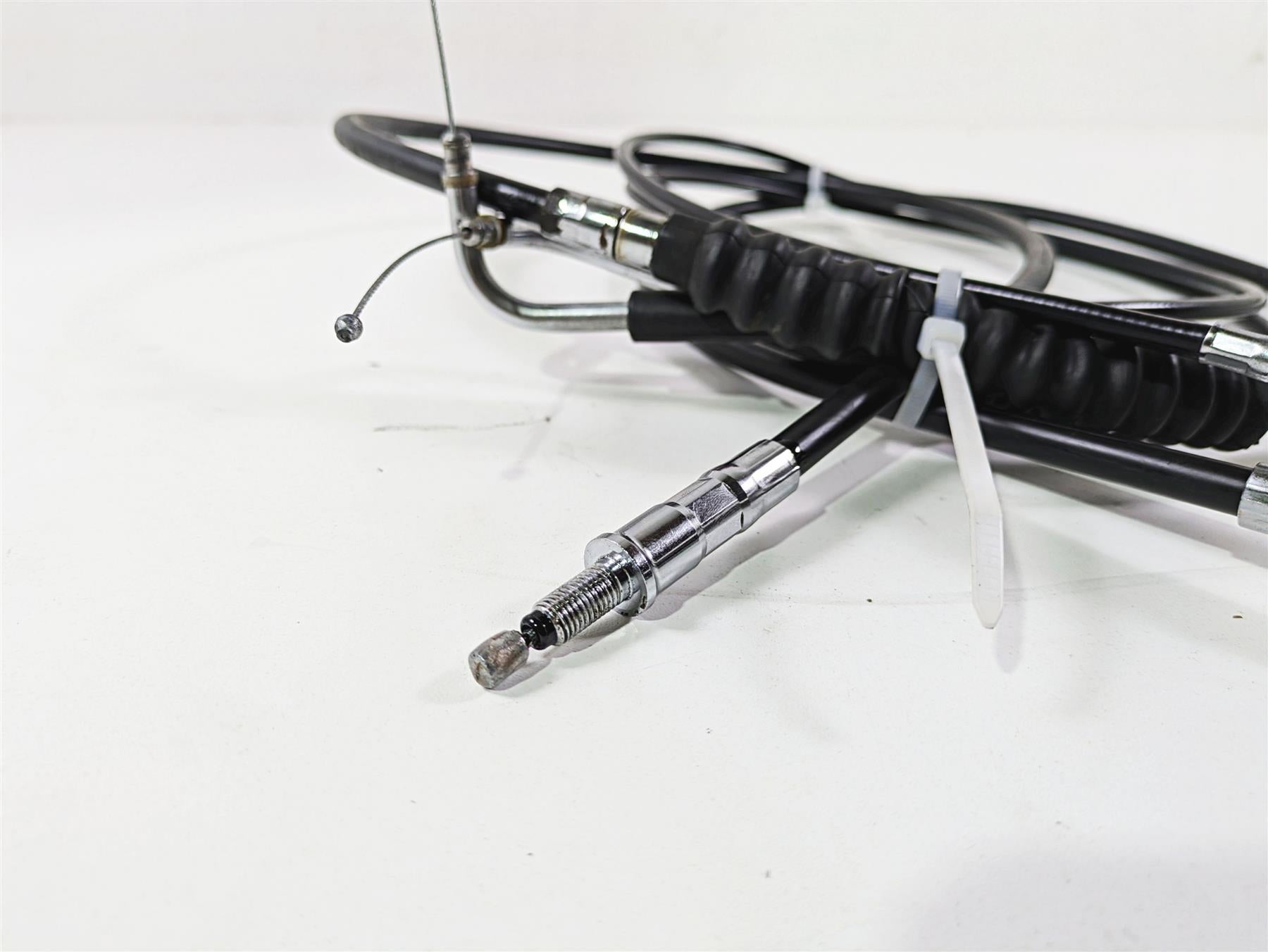 2011 Harley FXDC Dyna Super Glide 12" Extended Throttle Clutch Cable Set {{ shop.shopifyCountryName }} - Mototech271