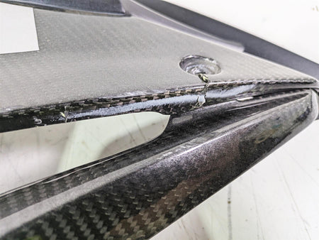 2020 Triumph Daytona 765 Moto2 Left Side Carbon Cover Fairing -Broken T2309797 {{ shop.shopifyCountryName }} - Mototech271