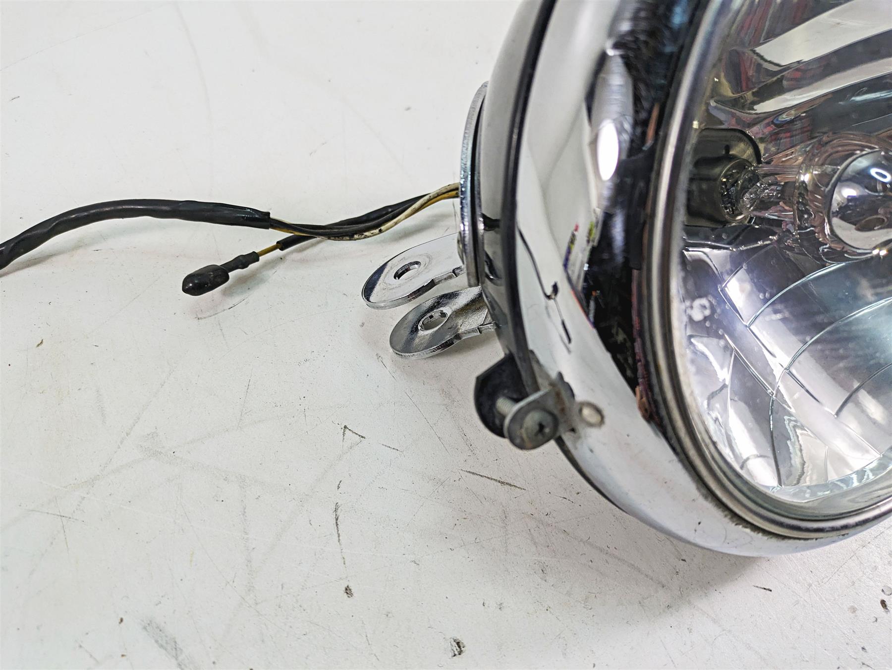 2013 Harley Softail FLSTFB Fat Boy Lo Headlight Head Light Lamp 73293-10A {{ shop.shopifyCountryName }} - Mototech271