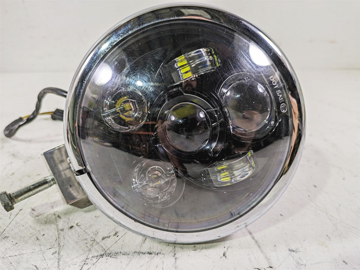 2013 Harley FXDWG Dyna Wide Glide Headlight Led Head Light & Mount 68787-10 {{ shop.shopifyCountryName }} - Mototech271