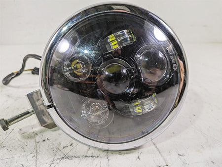 2013 Harley FXDWG Dyna Wide Glide Headlight Led Head Light & Mount 68787-10 {{ shop.shopifyCountryName }} - Mototech271