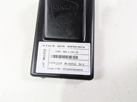 2013 Ducati Hypermotard 821 SP Black Box Bbs0902 Control Unit Ecu 38510192B {{ shop.shopifyCountryName }} - Mototech271