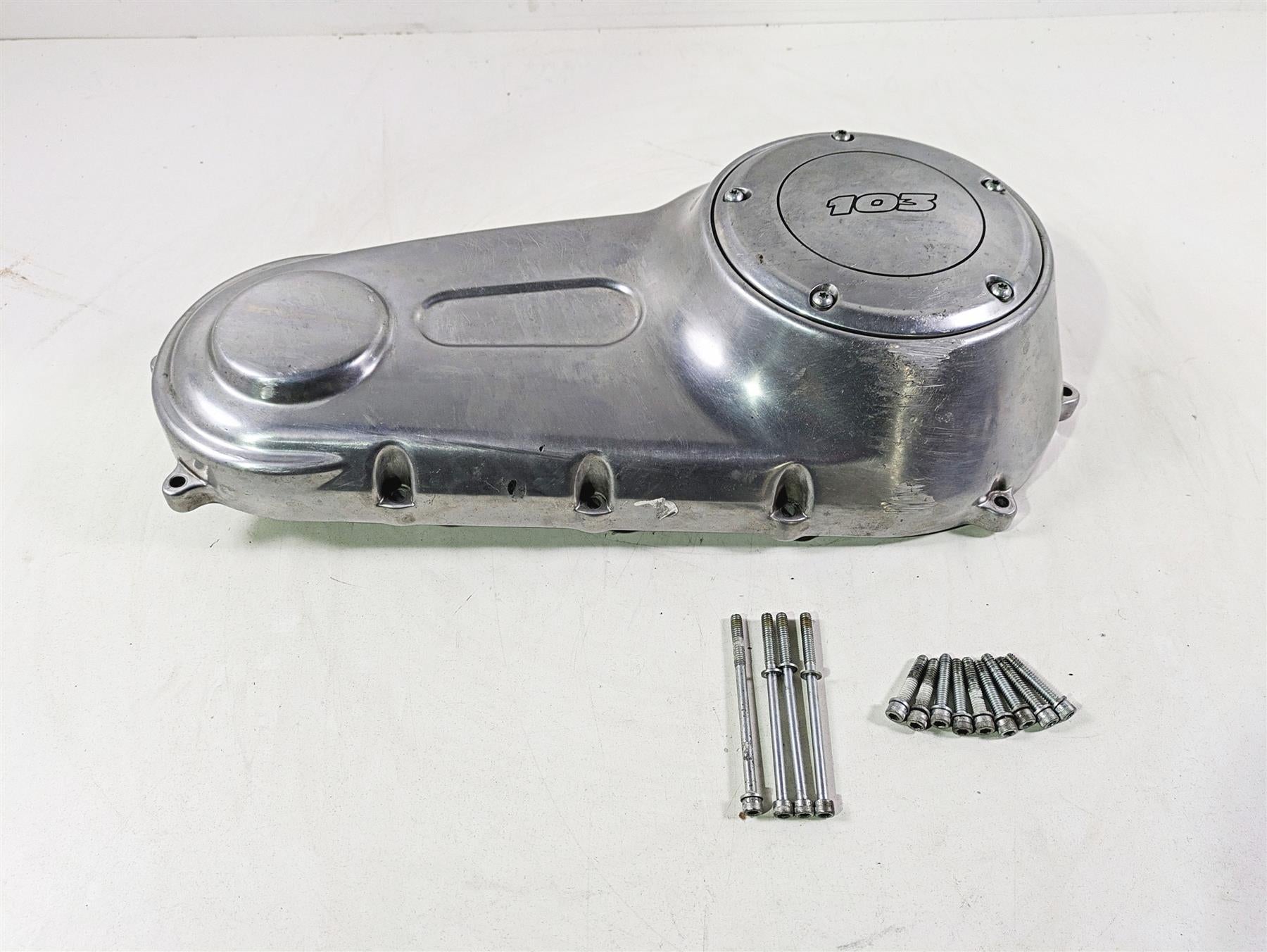 2014 Harley FLS Softail Slim Outer Primary Drive Clutch Cover 60784-06A {{ shop.shopifyCountryName }} - Mototech271