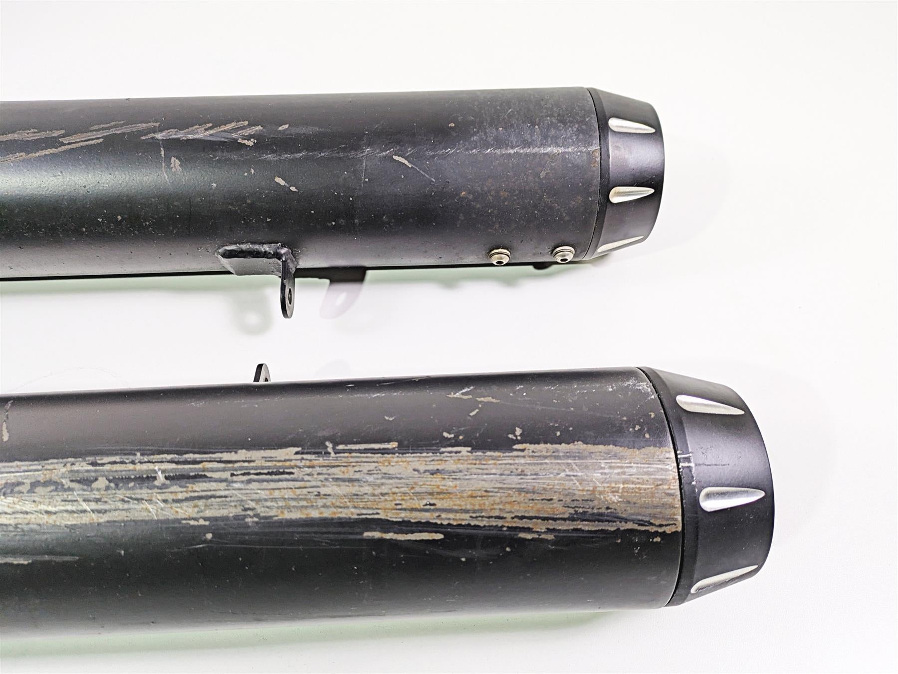 2012 Harley VRSCF Muscle V Rod Slip-On Exhaust Pipe Muffler Set {{ shop.shopifyCountryName }} - Mototech271