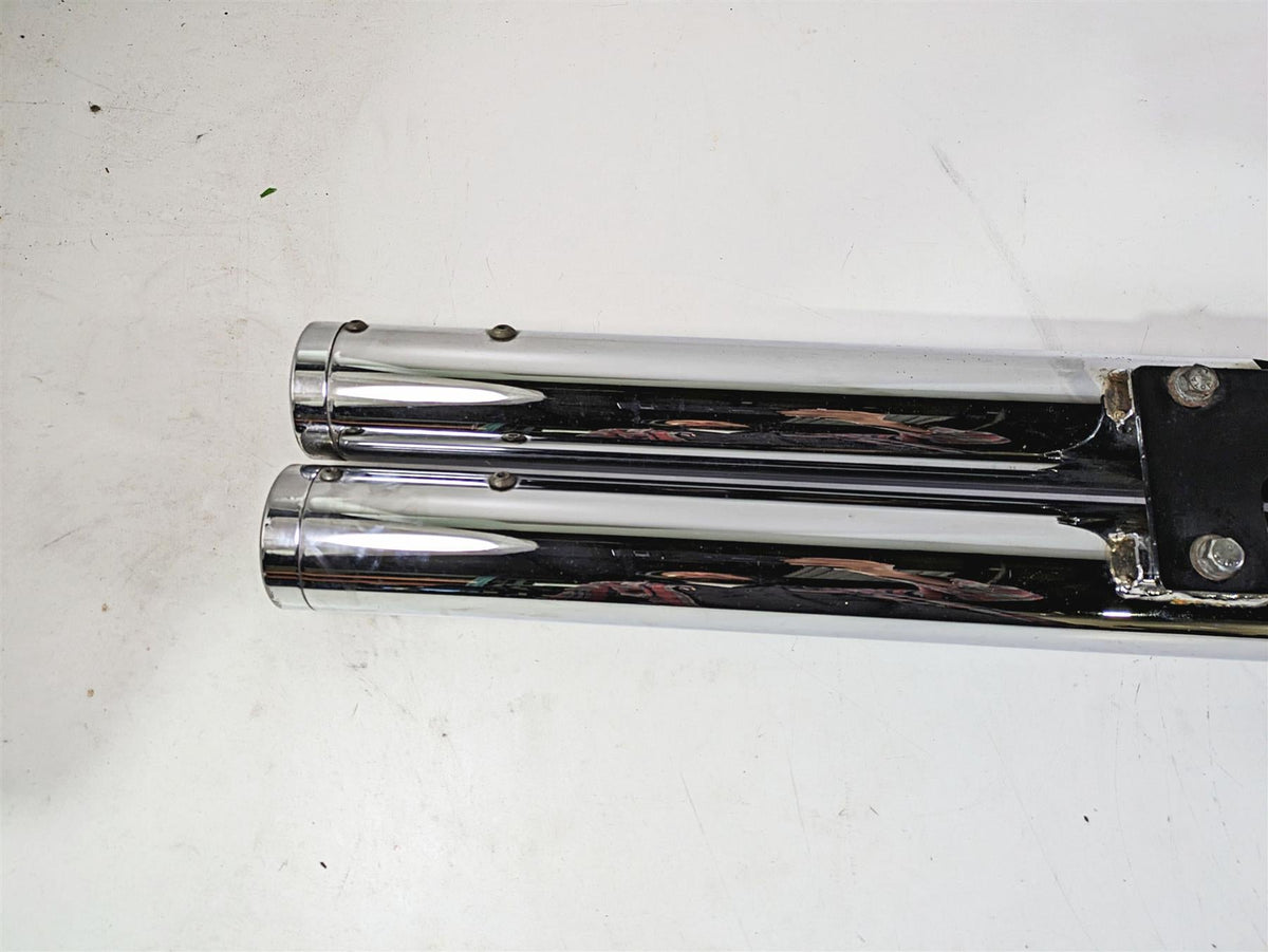 2002 Honda VTX1800 Retro Hard Krome 3" Big Straights Exhaust System Set 45-2830 {{ shop.shopifyCountryName }} - Mototech271