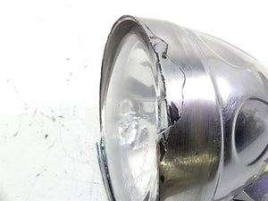 2009 Big Dog K9 Flames Skull Headlight Headlamp Head Light Lamp -Read | Mototech271