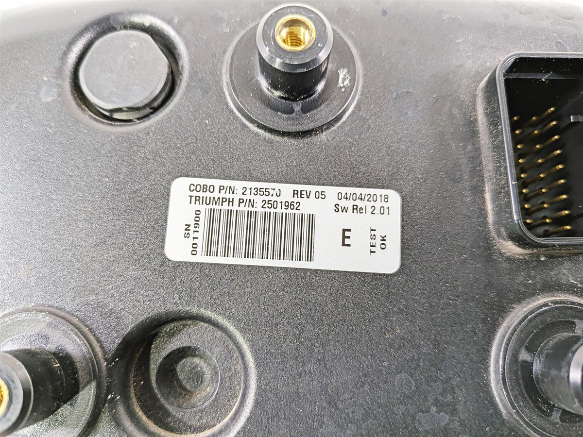 2019 Triumph Speed Triple RS 1050 Speedometer Dash Instrument 11K TFT T2508462 {{ shop.shopifyCountryName }} - Mototech271
