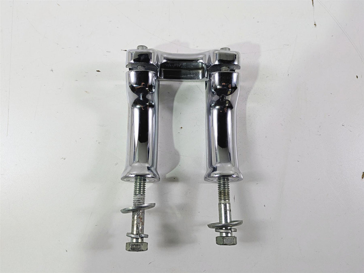 2014 Harley FLS Softail Slim Handlebar Riser Clamp Set 4.5" 55903-05 55902-05 {{ shop.shopifyCountryName }} - Mototech271