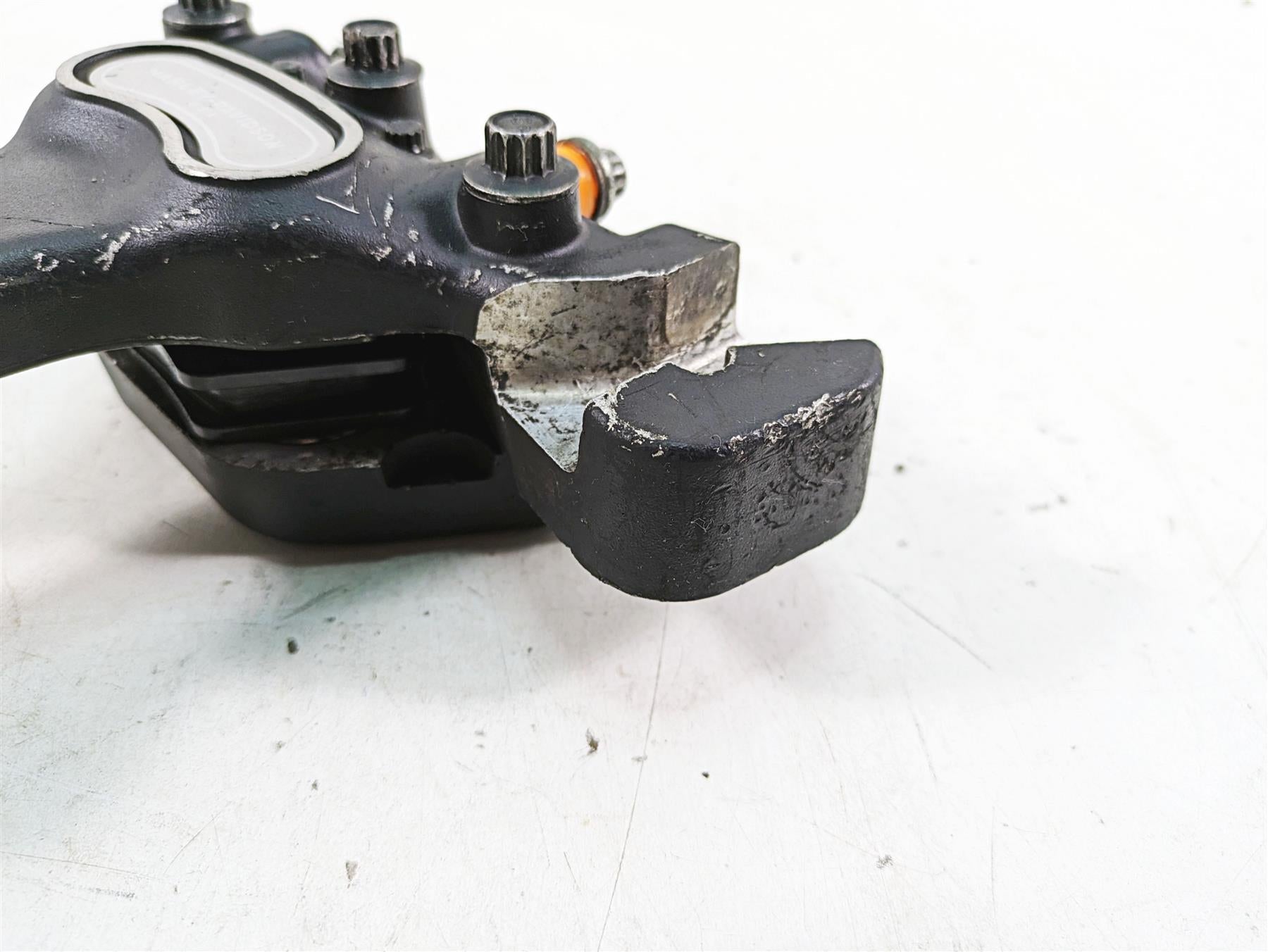 2006 Harley FLSTI Softail Heritage Rear Brake Caliper + Bracket - Read 44016-00D {{ shop.shopifyCountryName }} - Mototech271