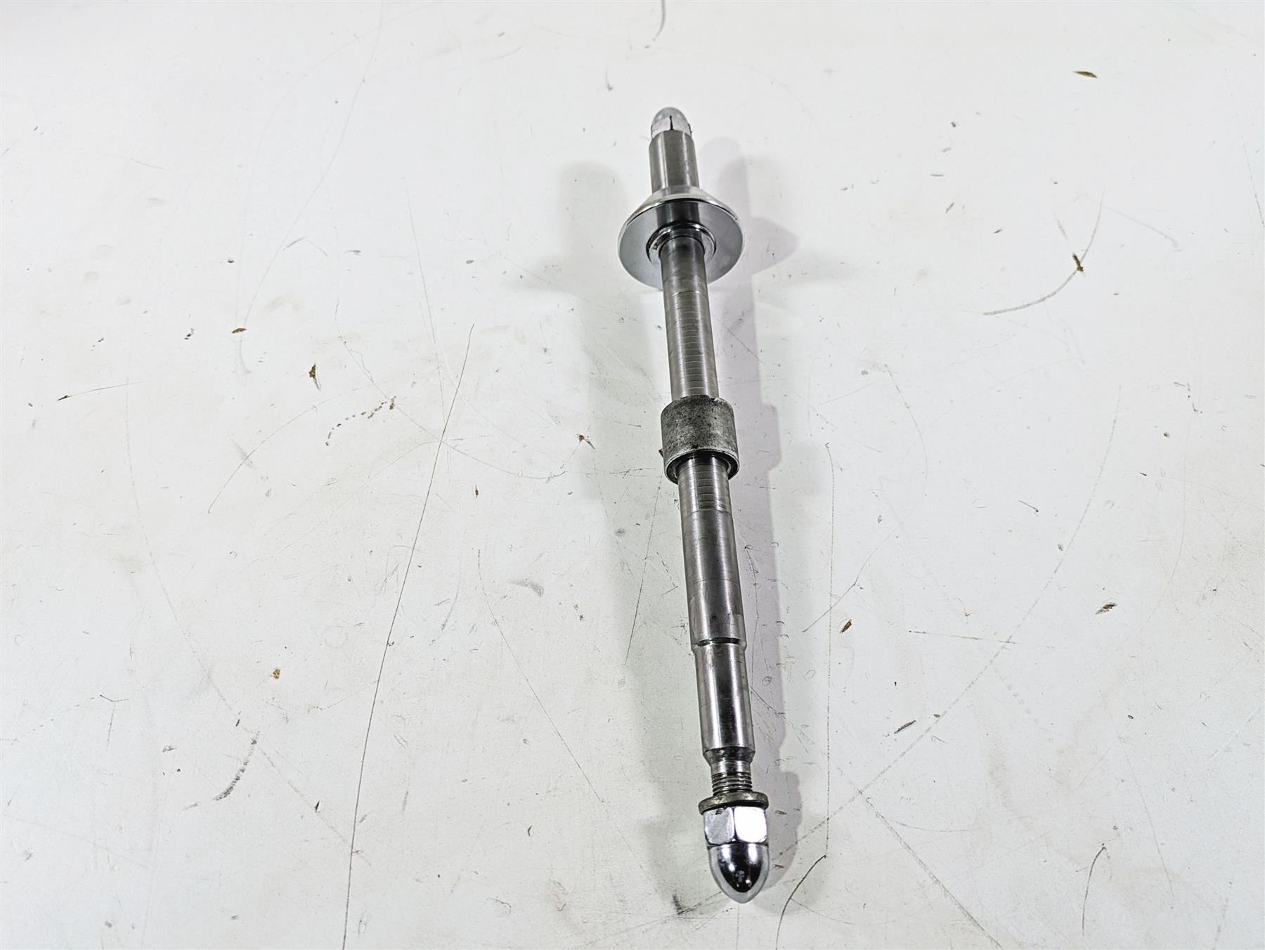 2003 Harley Softail FXSTDI Deuce 100th Front Axle Wheel Spindle 43354-00 {{ shop.shopifyCountryName }} - Mototech271