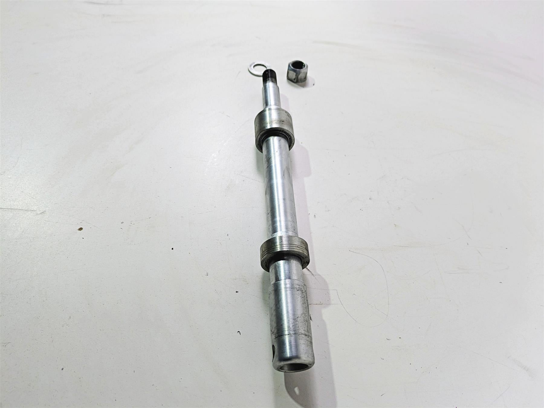 2014 Harley FLS Softail Slim Front Axle Wheel Spindle 41545-07A {{ shop.shopifyCountryName }} - Mototech271