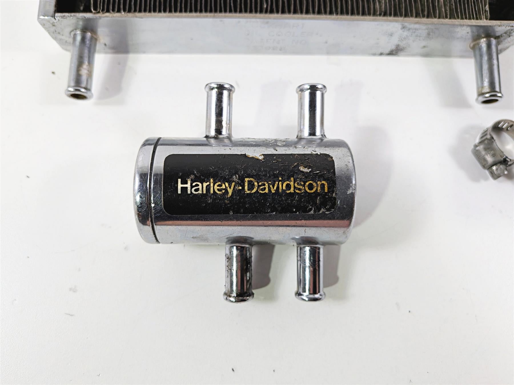 1990 Harley Touring FLHTC Electra Glide Lockhart Oil Cooler Set 233984 {{ shop.shopifyCountryName }} - Mototech271