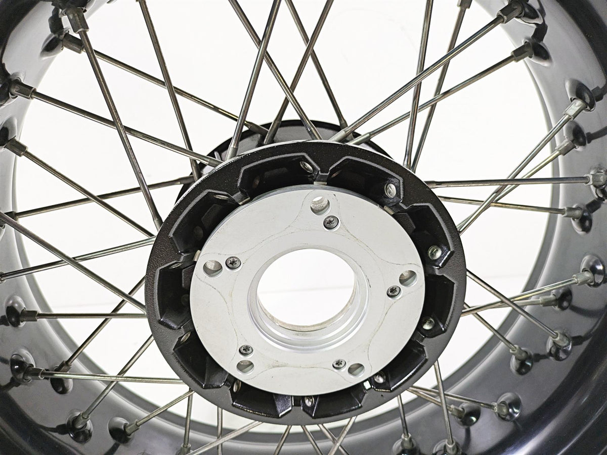 2014 BMW R nine T R9T K21 Rear Wheel Rim Black Spoke 17x5.5 -Ding 36318544696 {{ shop.shopifyCountryName }} - Mototech271