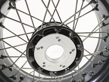 2014 BMW R nine T R9T K21 Rear Wheel Rim Black Spoke 17x5.5 -Ding 36318544696 {{ shop.shopifyCountryName }} - Mototech271