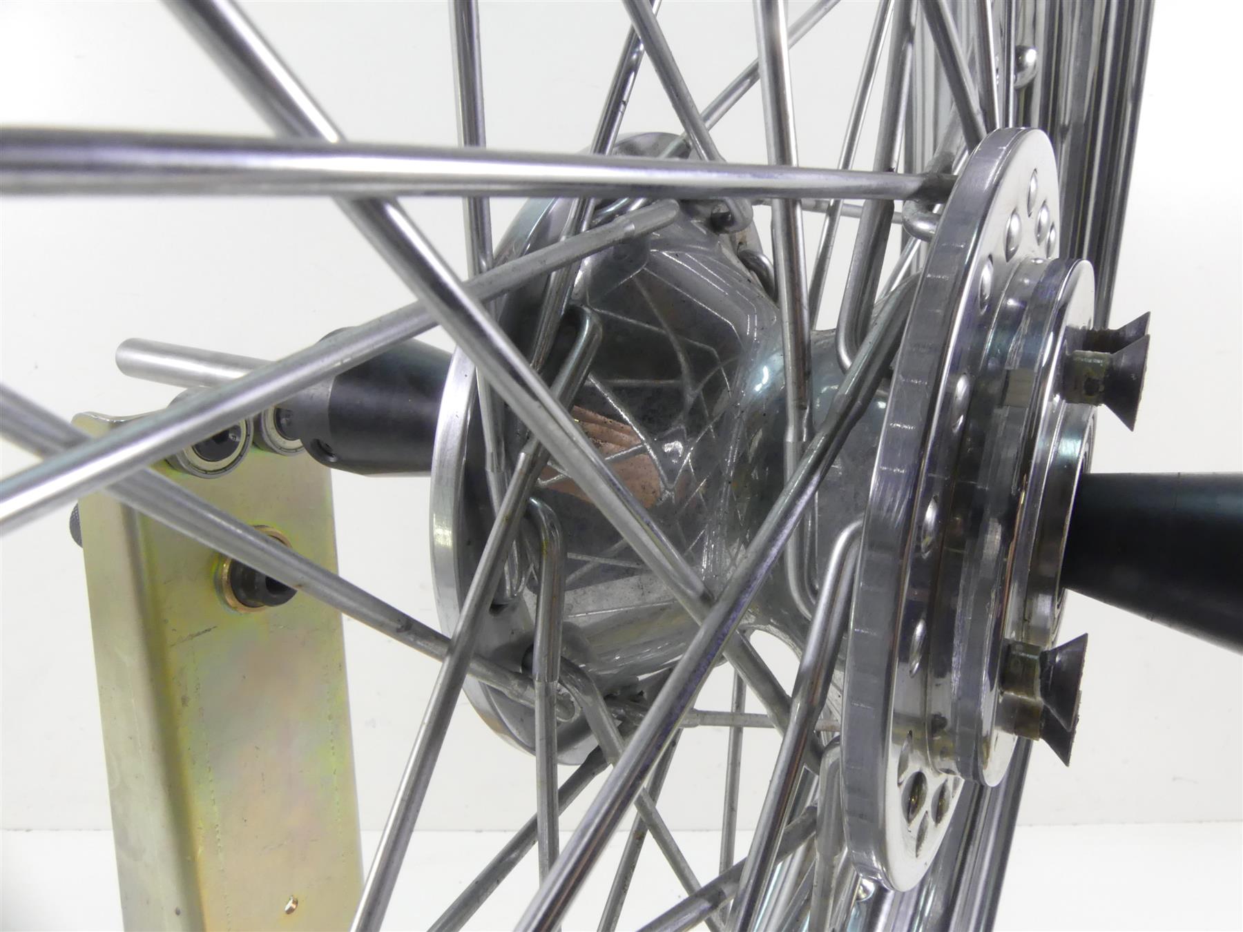 1978 Harley XLH1000 Sportster Ironhead Front Dual Disc Spoke Wheel 43341-78 {{ shop.shopifyCountryName }} - Mototech271