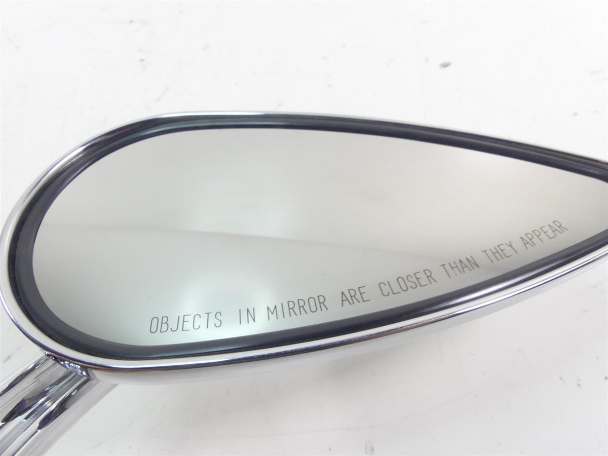 2012 Harley Touring FLHTK Electra Glide Willie G Skull Teardrop Mirrors 91315-04 {{ shop.shopifyCountryName }} - Mototech271