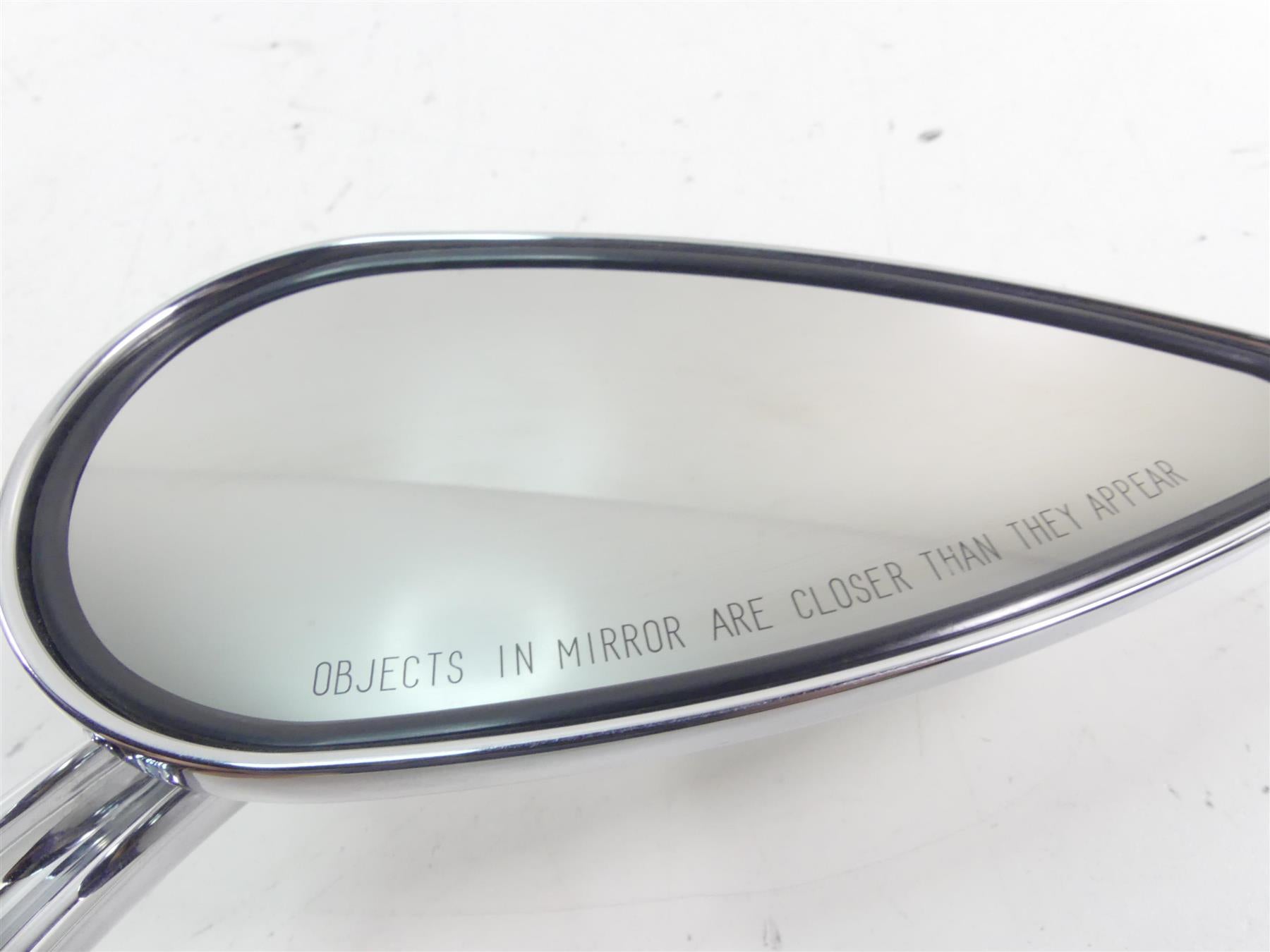 2012 Harley Touring FLHTK Electra Glide Willie G Skull Teardrop Mirrors 91315-04 {{ shop.shopifyCountryName }} - Mototech271