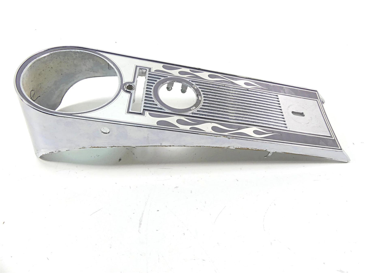 2007 Harley Touring FLHRC Road King Fuel Tank Dash Console Flames 60960-99 {{ shop.shopifyCountryName }} - Mototech271