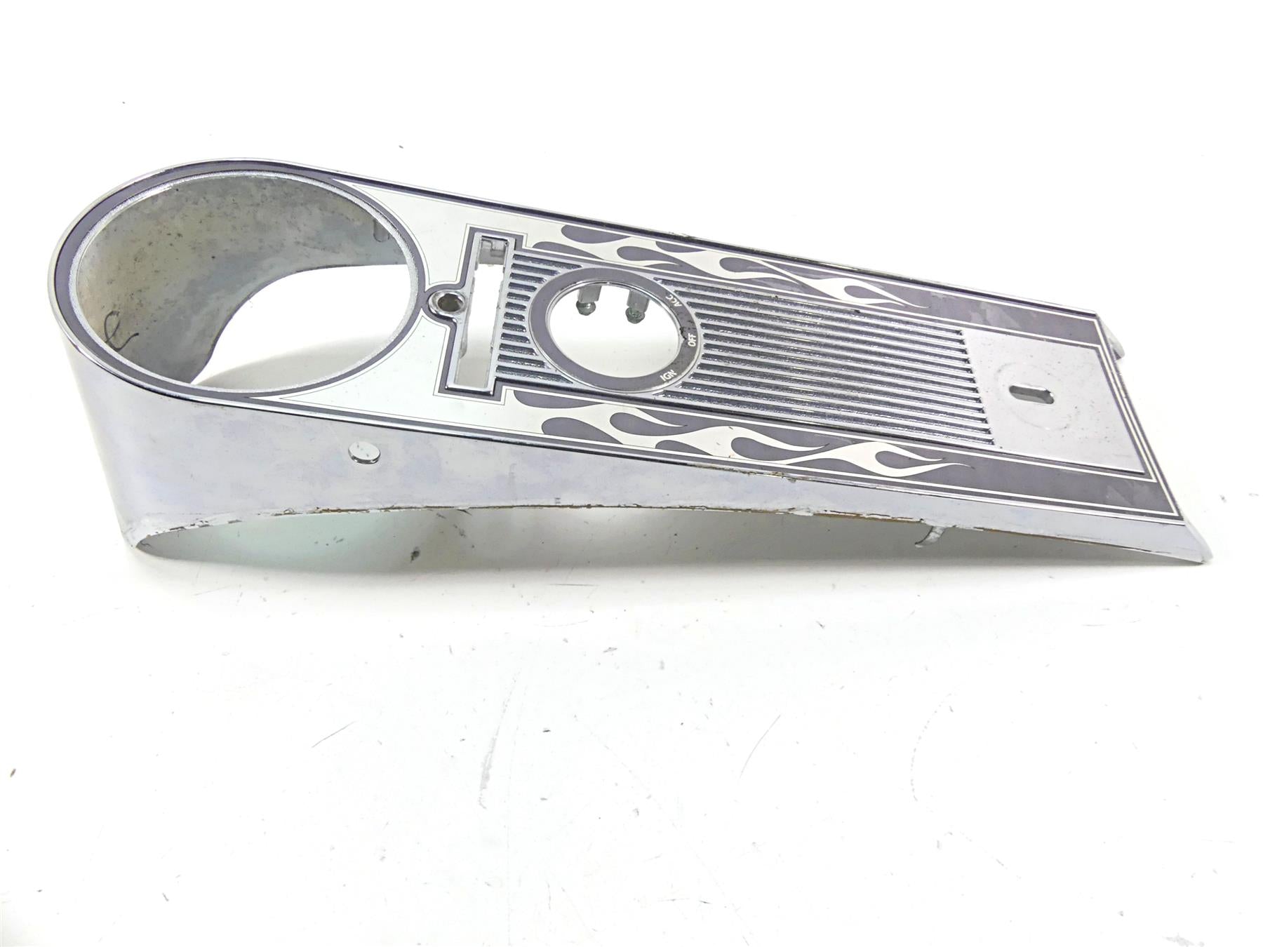 2007 Harley Touring FLHRC Road King Fuel Tank Dash Console Flames 60960-99 {{ shop.shopifyCountryName }} - Mototech271