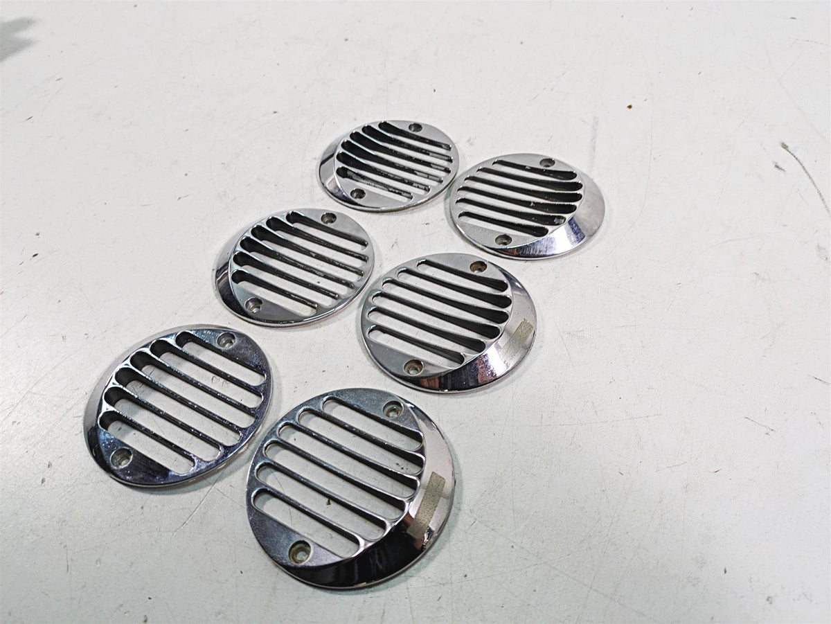 1999 Harley Touring FLHTC Electra Glide Front Rear Blinker Chrome Cover Set {{ shop.shopifyCountryName }} - Mototech271