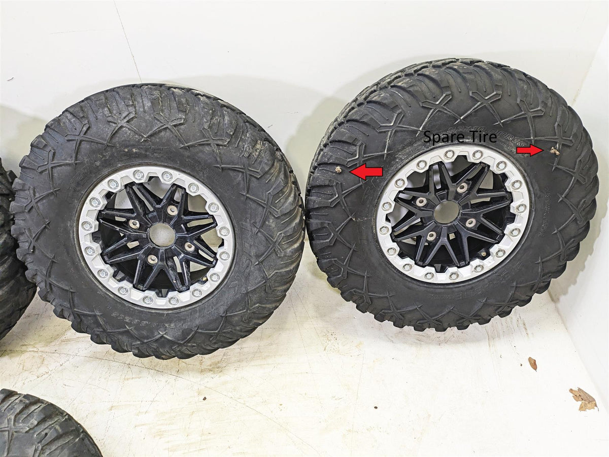 2020 Kawasaki Teryx KRX KRF 1000 Front Rear & Spare Wheel Tires 32x10R15 15x8 {{ shop.shopifyCountryName }} - Mototech271