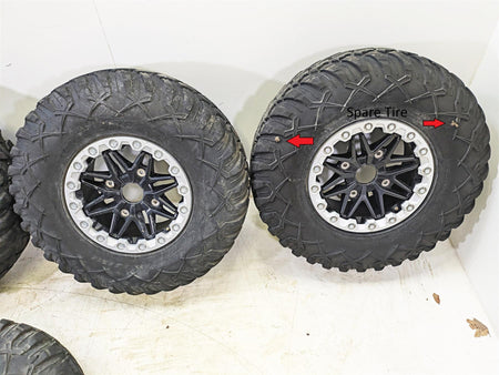 2020 Kawasaki Teryx KRX KRF 1000 Front Rear & Spare Wheel Tires 32x10R15 15x8 {{ shop.shopifyCountryName }} - Mototech271