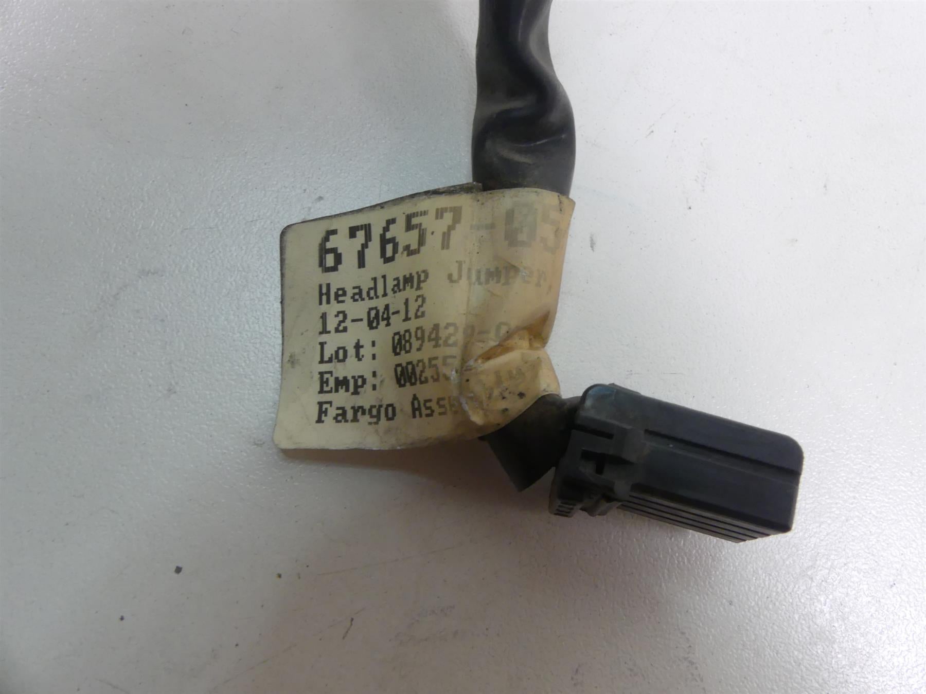 2013 Harley Davidson VRSCF Muscle Headlight Head Light Lamp & Wire 69873-07B {{ shop.shopifyCountryName }} - Mototech271