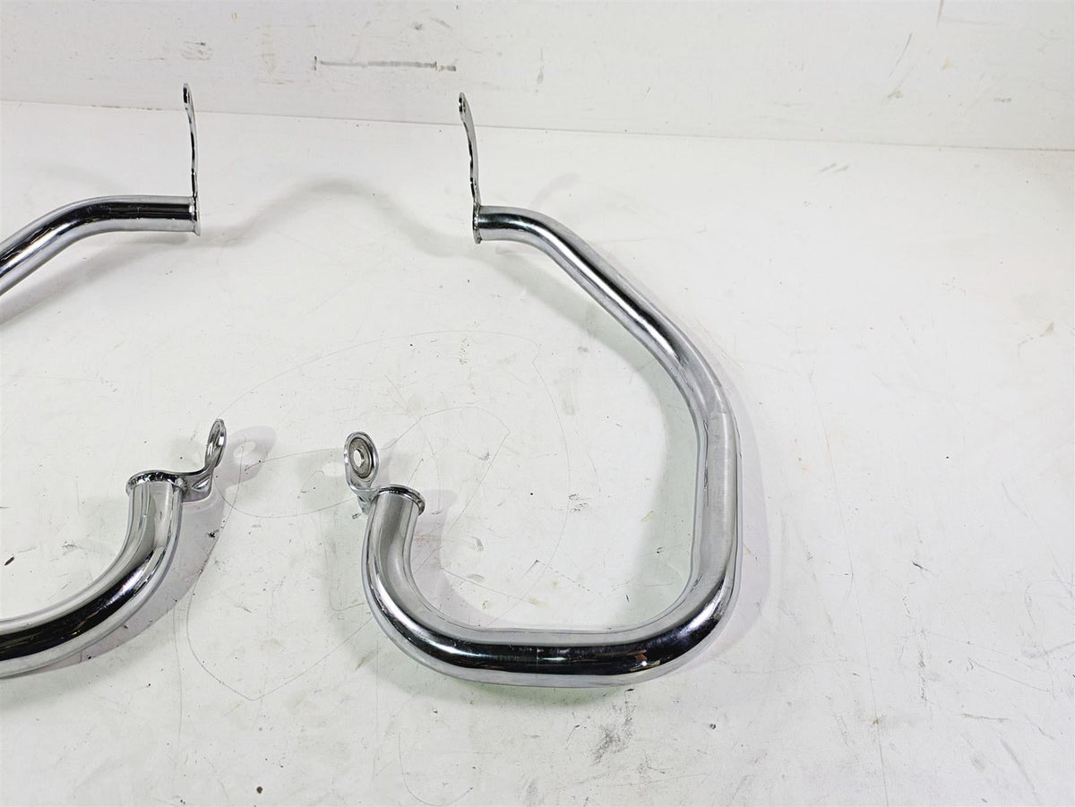 2006 Triumph Rocket 3 Left Right Chrome Crash Bar Set A9758099 {{ shop.shopifyCountryName }} - Mototech271