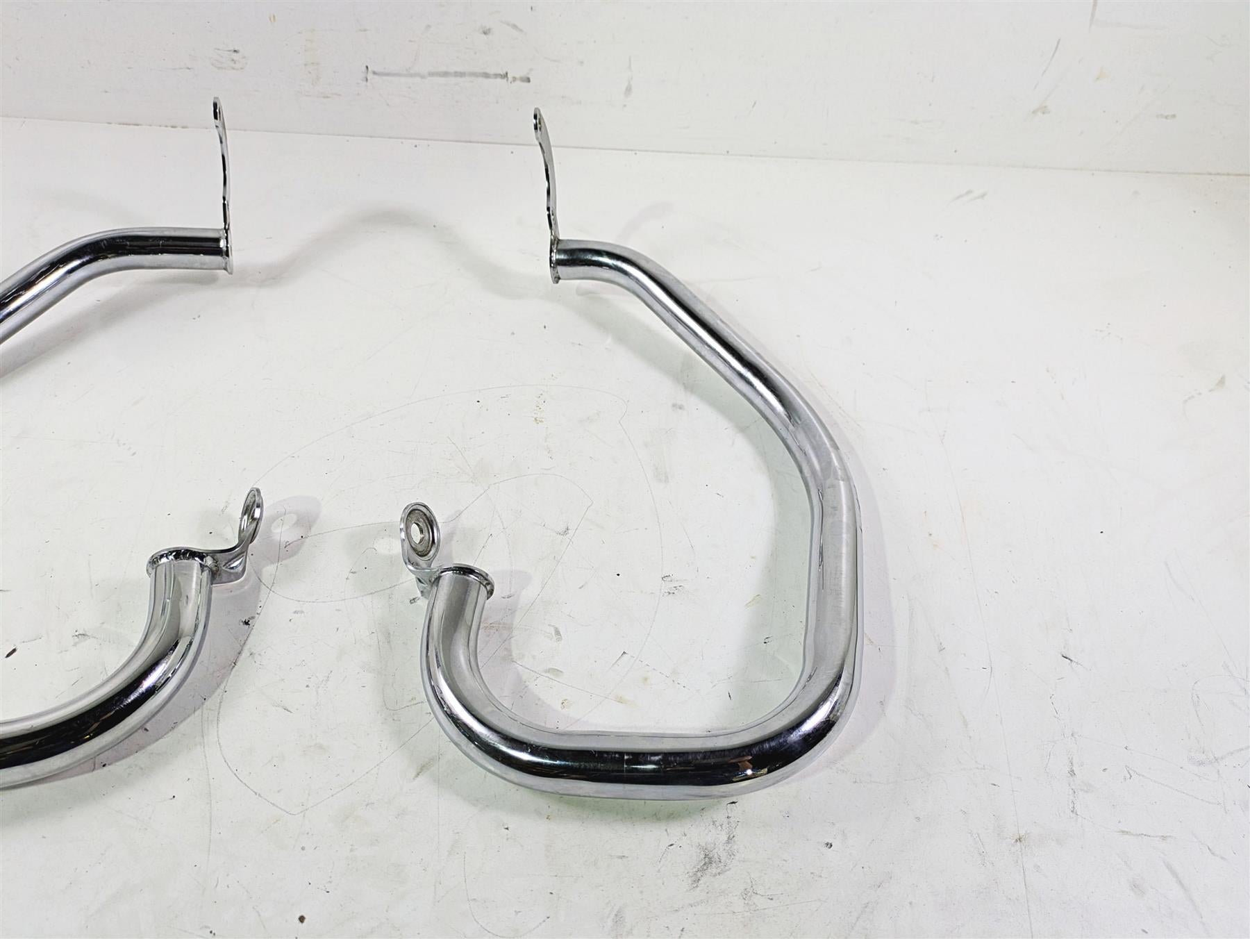 2006 Triumph Rocket 3 Left Right Chrome Crash Bar Set A9758099 {{ shop.shopifyCountryName }} - Mototech271
